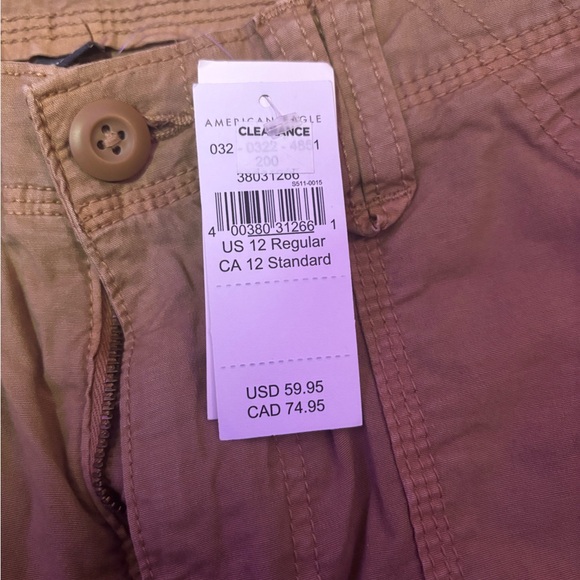 American Eagle Tan Cargo Pants - Picture 4 of 5